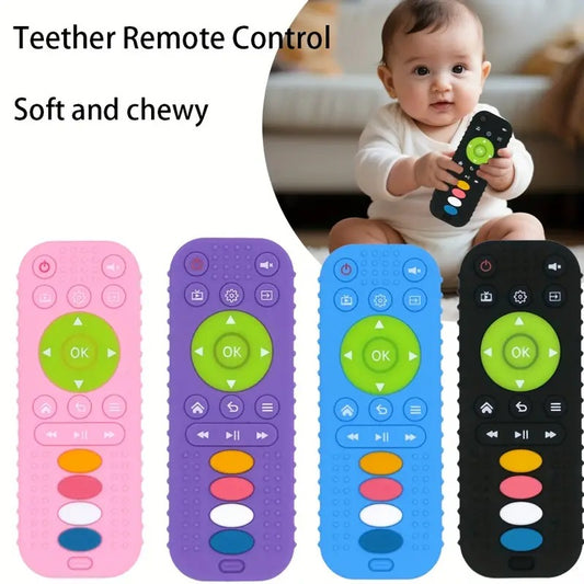 Baby Silicon Remote Control Teether - by Mama's Aura