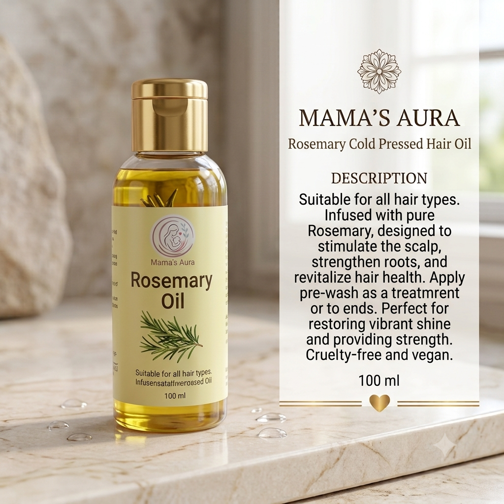 Rosemary Hair Growth Oil - by Mama's Aura
