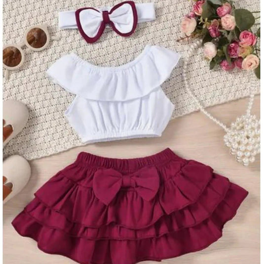 3 piece dress baby girl - by Mama's Aura