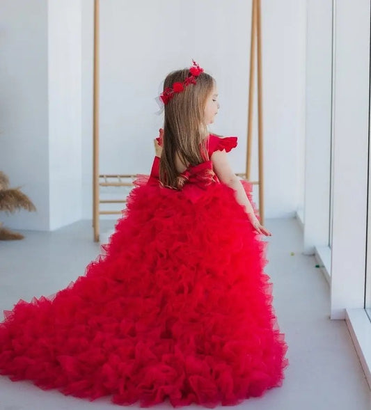 Red Tutu Dress Baby Girl - by Mama's Aura