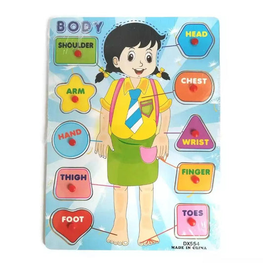 Wooden Human Body Puzzle – Girl Design - by Mama's Aura