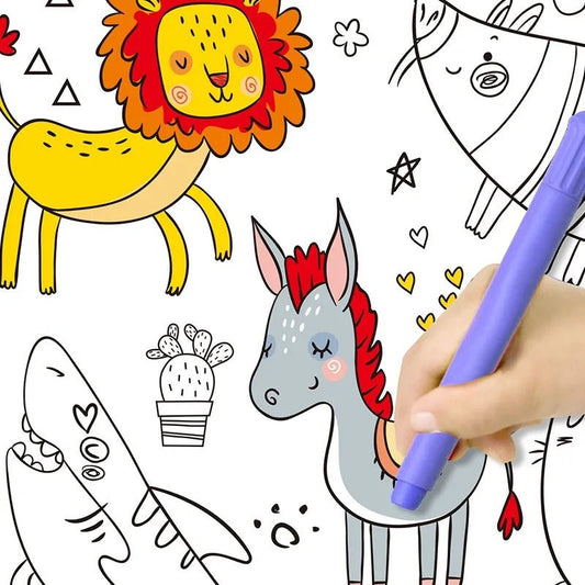 Kid's Creative Coloring Paper Roll - by Mama's Aura