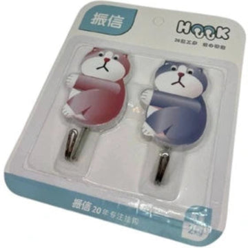Cute FurBuddies Wall Hooks – Pack of 2 - by Mama's Aura