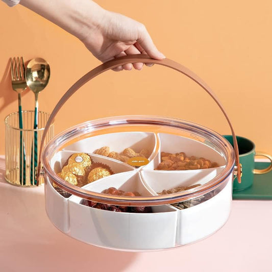 Carry & Serve Dry Fruit & Snacks Organizer - Multiple Compartments - by Mama's Aura
