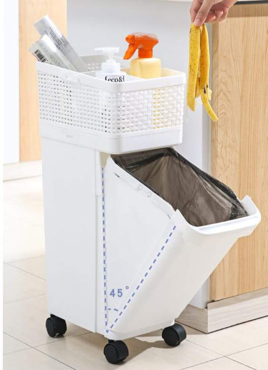 Trolley with dustbin - by Mama's Aura