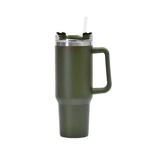 1200 ml Tumbler with Handle Straw - by Mama's Aura