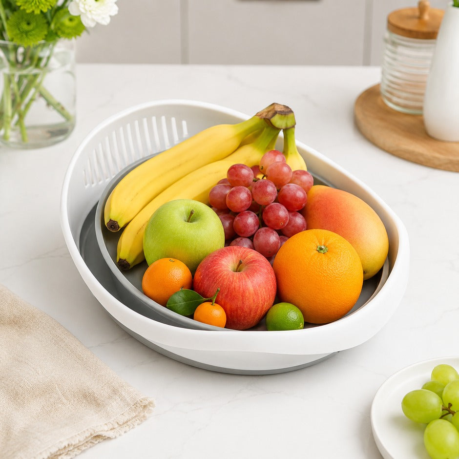 Collapsible Oval Drain Basket - by Mama's Aura
