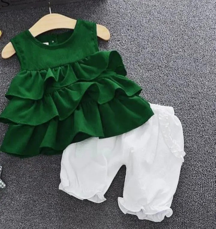 Baby girls 14 august special dress - by Mama's Aura