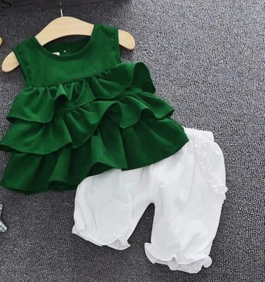 Baby girls 14 august special dress - by Mama's Aura