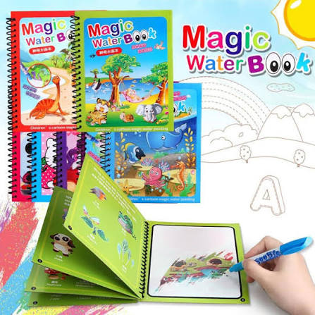 Magic Water Color Book - by Mama's Aura
