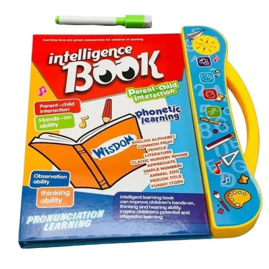 Early Learning Intelligence Book for Kids, Educational Activity Book, Pictures and Exercises, Kids Training Book, Perfect Gift for Boys and Girls - by Mama's Aura
