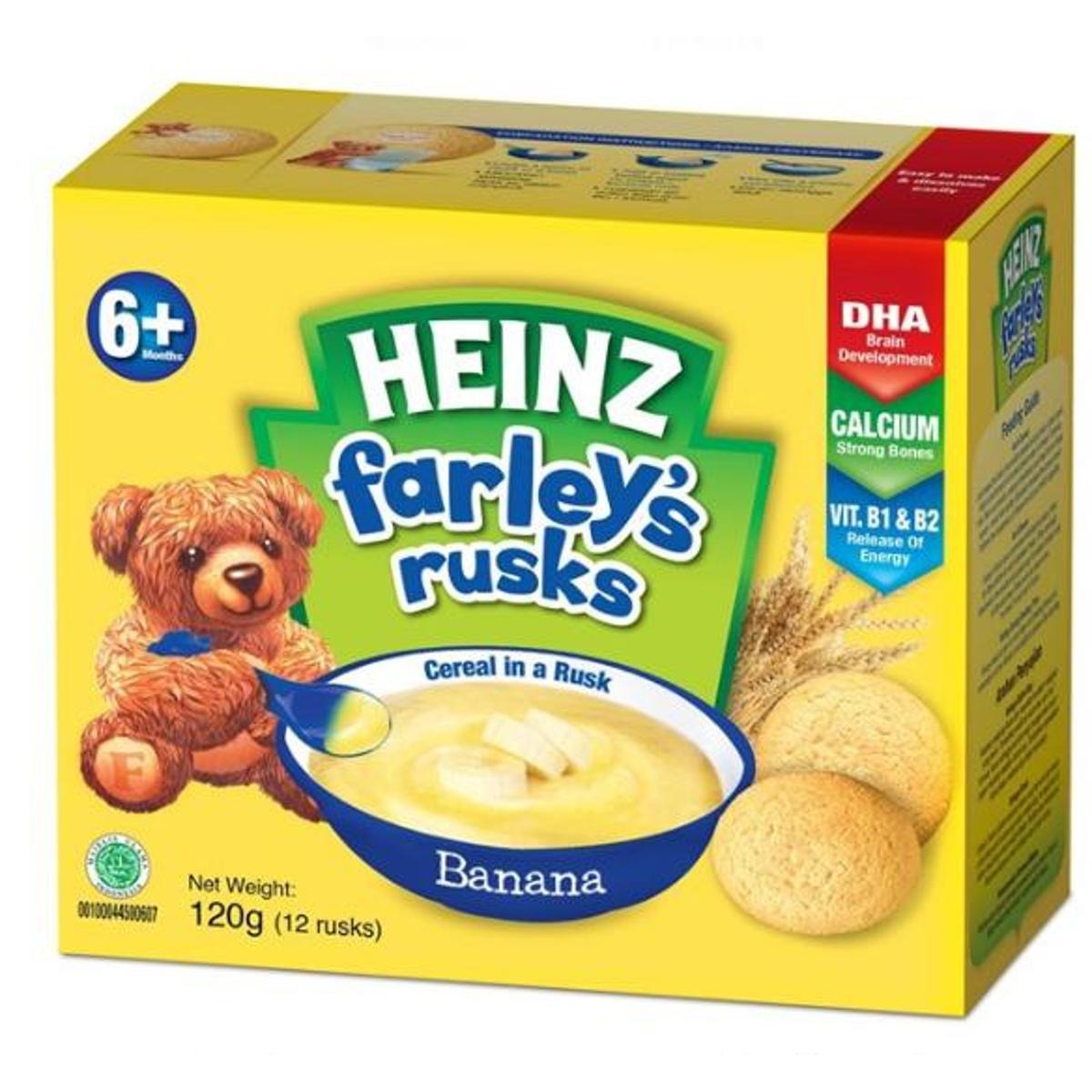 HEINZ FARLEYS RUSK ORIGINAL 12PC 120 GM - by Mama's Aura