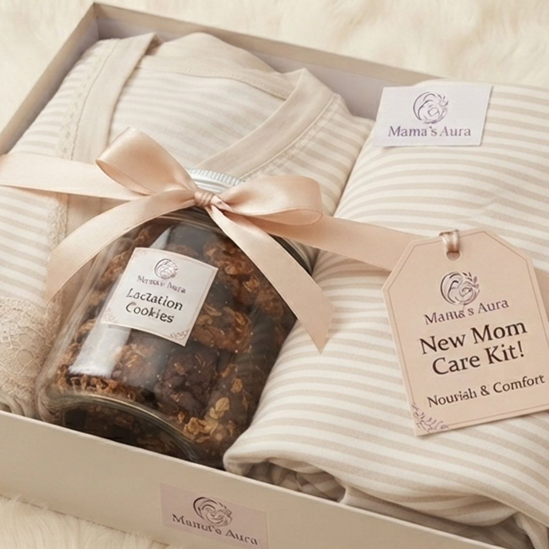 New Mom Care Kit: Nourish & Comfort Bundle - by Mama's Aura
