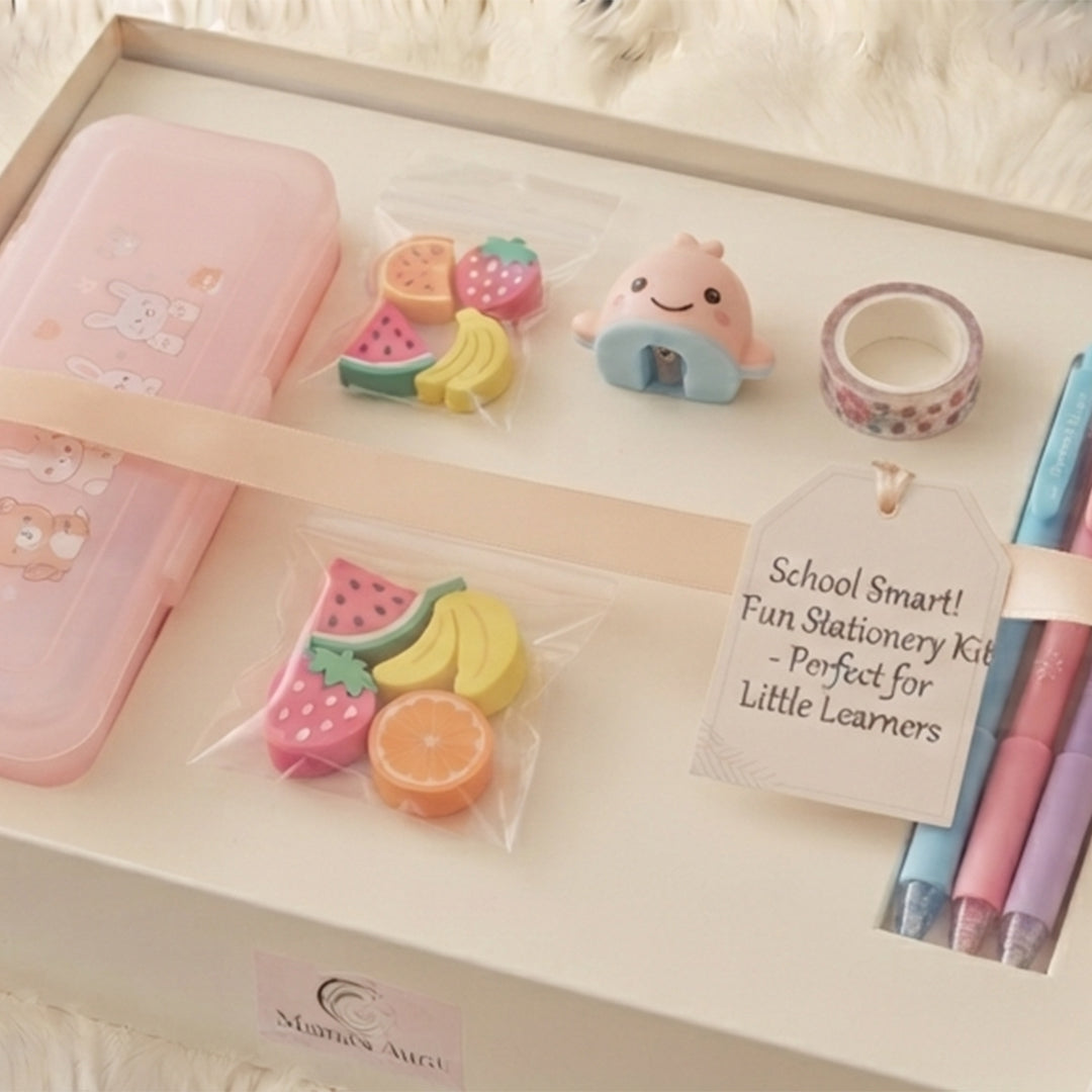 School Smart Fun Stationery Kit for Kids - by Mama's Aura